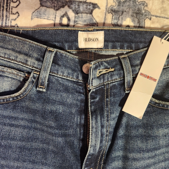 Hudson Jeans Women's Rosalie High Rise Wide Leg - Blue - Picture 2 of 5